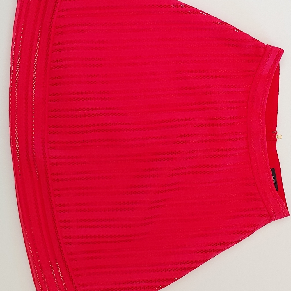 J. Crew skirt color red